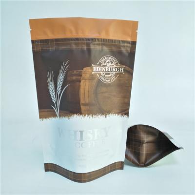 Chine L'emballage de thé de grains de café pour des sacs à thé les sacs en plastique d'emballage de café de valve et de tirette tiennent la poche à vendre