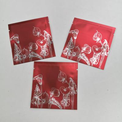 China Pequeño sello Mini Cosmetic Cotton Bags Packet del Tres-lado que empaqueta bolsos modificados para requisitos particulares del sellado caliente del bolso de la cremallera de la comida en venta