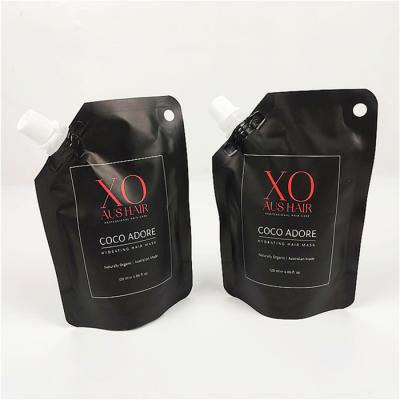 China Customized printed aluminum spout pouch mylar bags for liquid food Beauty Cream Hand Body Lotion plastic packaging Pack for sale