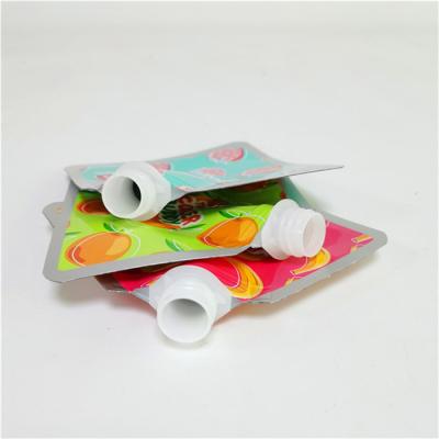 Cina Di Beapak del supporto frutta liquida su ordinazione di plastica riutilizzabile Juice Drink Packaging Spout Pouch su in vendita