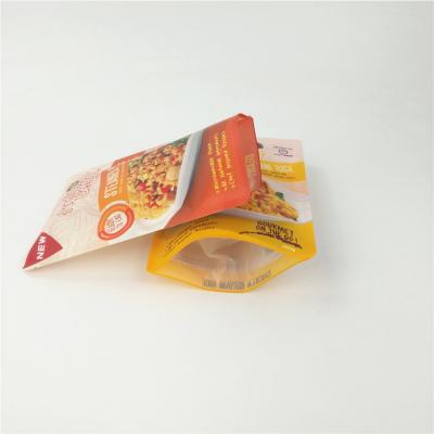 China 240mic Resealable Laminated Plastic Bag CMYK VMPET Biodegradable Gravure MOPP for sale