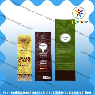 China PET / AL / PE Material Colorful Stand Up Tea Pouch Packaging With Side Gusset for sale