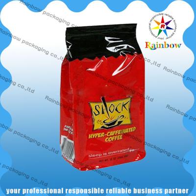 China Custom PE / AL / PET Stand Up Plastic Coffee / Tea Bags With Full Printing for sale