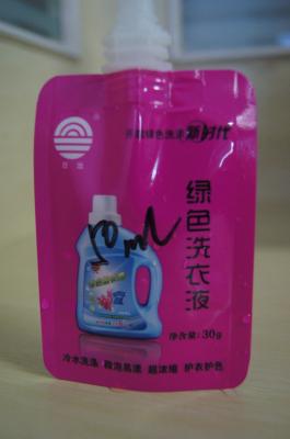 China Water Proof Spout Pouch Packaging Pet / NY / PE Printing For Laundry Detergent for sale