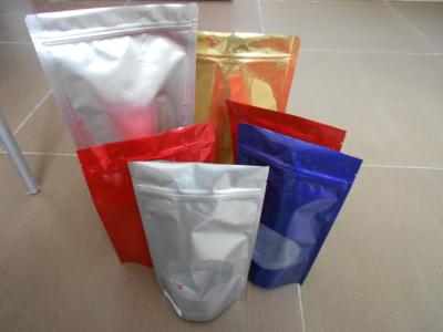 China O saco feito sob encomenda que empacota, BOPP/LDPE do petisco levanta-se sacos Ziplock do alimento de Mylar à venda