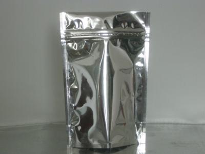 China Custom Stand Up Metalized Foil Stand Up Pouches With Press / Slider Zipper for sale