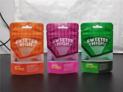 China CBD-Süßigkeits-Nahrungstand herauf Plastik-Tasche Kunststoffgehäuse-Geruch-Beweis zu verkaufen