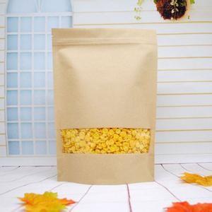 China Recycled Customized Paper Bags , Stand Up Kraft Paper Packaging Bag for sale