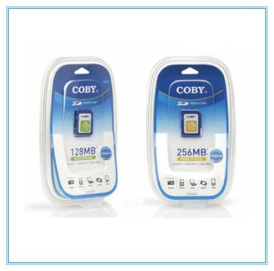 China El embalaje de la tarjeta de la ampolla de la tarjeta de memoria modifica prenda impermeable para requisitos particulares con la cubierta de PVC en venta