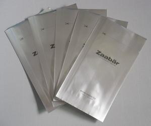 China Los bolsos de empaquetado de la pequeña hoja del chocolate, platean la bolsa plana del papel de aluminio del sello lateral tres en venta