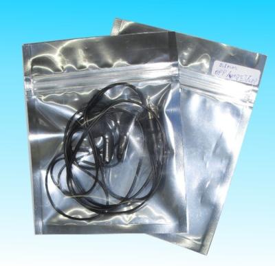 China Antistatic Flat Foil Pouch Packaging Noni Three Side Seal with Zipper for sale