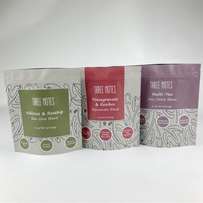 China Airtight Aluminum Foil  Smell Proof Tea Package Bag Plastic Flower Seeds Doypack for sale