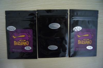 China Eco-friendly Herbal Incense Packaging 3.5g BIZARRO Black Potpourri for sale