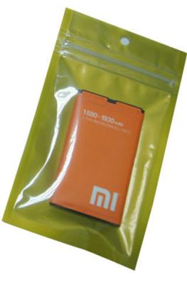 China Mobile Phone Battery Anti Static Bag Custom Noni with Zipper for sale