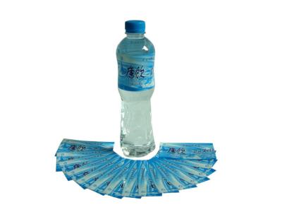 China Mineral Water Drink Bottle Shrink Sleeve Printing Blue Heat for sale