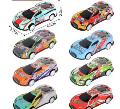 China Metal Surface with Printed Children′s Toys Pull Car Inertia Car Toys Children′s Toys Can Be Customized for sale