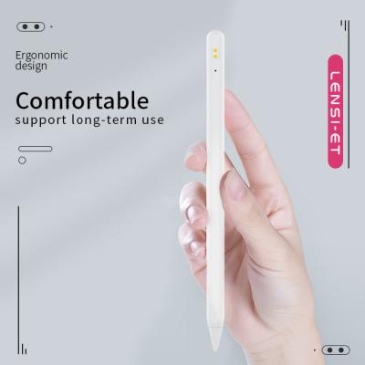 China Estojo de carregamento branco Precision Capacitive Stylus Touch Screen Caneta para trabalho escolar do aluno à venda