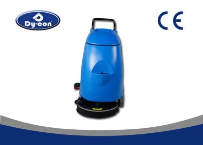 China Walk Behind Compact Floor Scrubber Machine , High Capacity Cement Floor Scrubber for sale