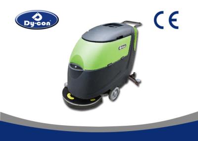 China Walk Behind Compact Floor Scrubber Dryer Machine Mechanical Collision Protection for sale