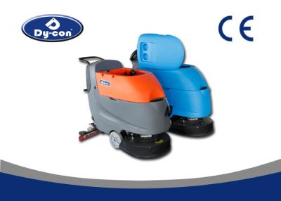 China Dycon OEM Peaceful Mechanical Battery Powered Floor Scrubber With High Speed Brush for sale