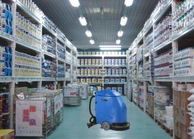 China Blue Semi Automatic Compact Floor Scrubber Machine For Drugstore / Store House for sale