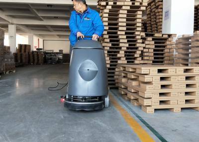 China Electric 20m Cable Cement Compact Floor Scrubber Machine Walk Behind Type for sale