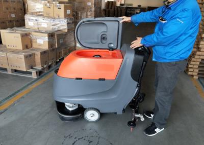 China Hand Push Automatic Walk Behind Floor Scrubber Not Cleaning Robot for sale
