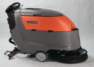 China Automatic Compact Floor Scrubber Machine With Multiple Water Injectors for sale