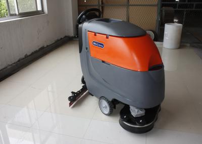 China Low Noise Cleaning Width Battery Powered Floor Scrubber Not  For Soft Carpet for sale