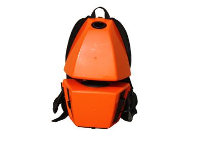 China Orange Color Portable Mini Backpack Vacuum Cleaner For Hotel / School / Supermarket for sale