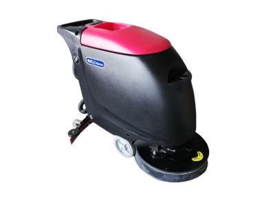 China Compact Walk Behind Auto Scrubber / Battery Operated Bathroom Tile Scrubber for sale