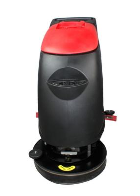 China Red Small Battery Powered Floor Scrubber / Tile And Wood Floor Cleaning Machines for sale