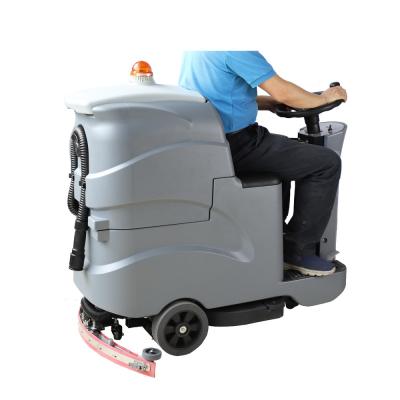 China 510mm Brush DC24V 6km/H Battery Ride On Floor Scrubber for sale