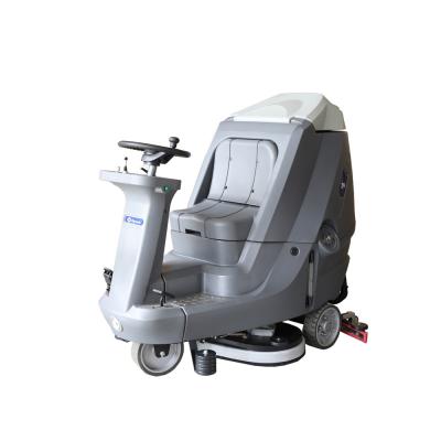 China 180L Big Recovery Tank Ride On Floor Scrubber Fitable For Big Area for sale