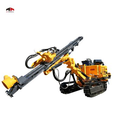 China Crawler Mounted Rock Drilling Rig Mining Dth Blasting Jc880 40m for sale