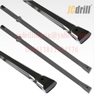 China Quarry Integral Drill Steel Rod For Small Hole Drilling H22x108mm Shank for sale