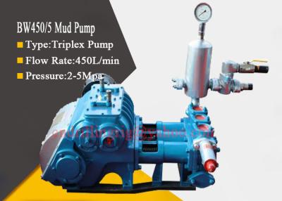 China Borehole Drilling Triplex Piston Mud Pump with 3 Bore and 4 Gear Speed for sale