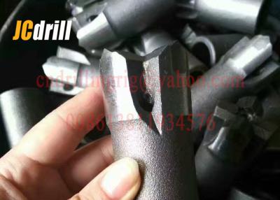 China Industrial Tapered Chisel Rock Drill Head / Hard Rock Button Drill Bits 11 Degree for sale
