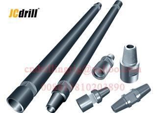 China Borehole Drilling DTH Drilling Tools Drill Rod Forging Type Stainless Steel Material for sale
