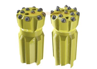China T45 Retractable Drill Bit with Parabolic / Spherical Buttons for Mining Tunneling Drilling for sale