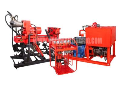 China Light Weight Underground Drill Rigs Full Hydraulic Control 10-200m Depth for sale