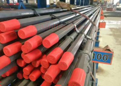 China Small Hole Rock Drill Steel Rod , Threaded Steel Rod High Precision for sale