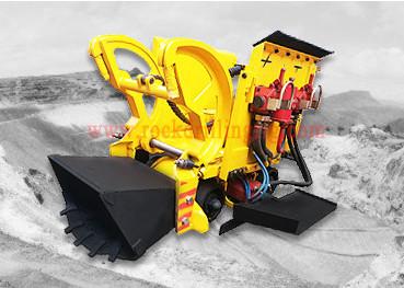 China Pneumatic Air Rock Loading Machine 0.26 M3 Bucket Volume With Air Motor for sale