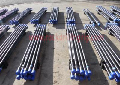 China Customization Length Threaded Extension Drill Steel Rod For Road Construction Hole Drilling for sale
