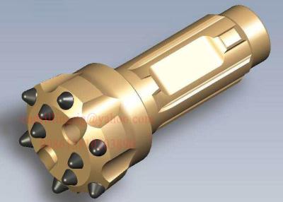 China Pedazos de botón del martillo de Dth de la presión de aire de CIR90 110m m/broca bajos del martillo de Dth en venta