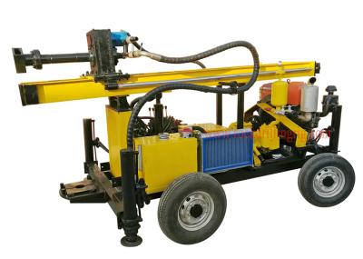 China TWD100B Small Portable Water Well Drilling Rig Machine Trailer Mounted for sale