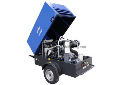 China Small Portable Screw Air Compressor Diesel Power 179cfm 7 Bar For Bolting Rig for sale