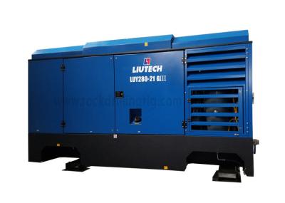 China Diesel Engine Driven Portable Screw Air Compressor Atlas Diesel Easy Operation for sale