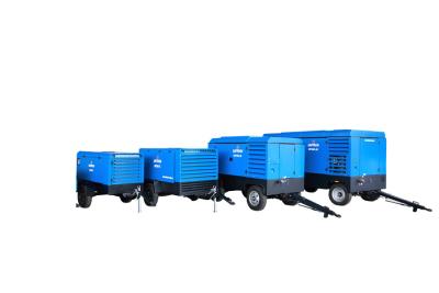 China Electric Industrial Portable Screw Air Compressor For Borehole Drilling XAVS206C for sale