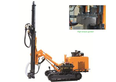China Hydraulic Down The Hole Rock Drilling Rig 0 - 120 Rpm Rotary Speed For Hard Rock Blasting for sale